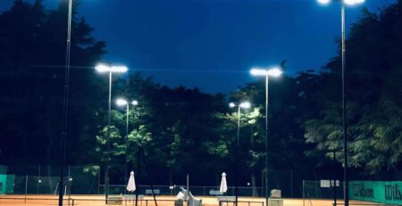 Federation Italian Tennis court lighting