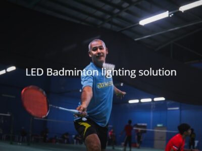 Learn badminton lighting here