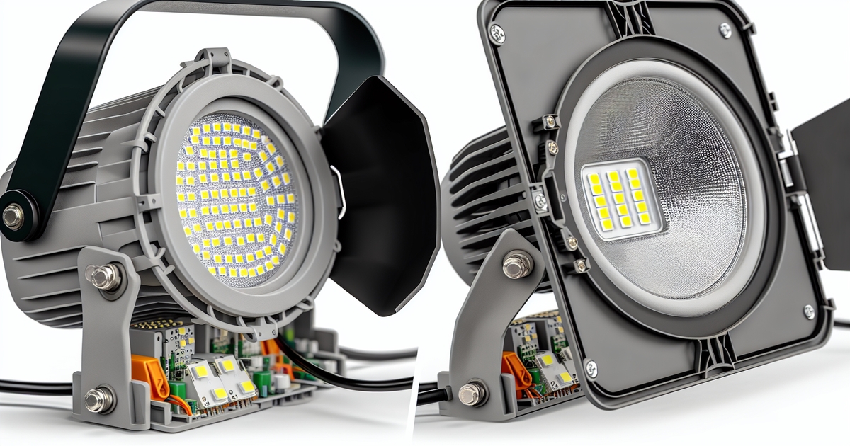 LED Floodlight VS. LED Spotlight